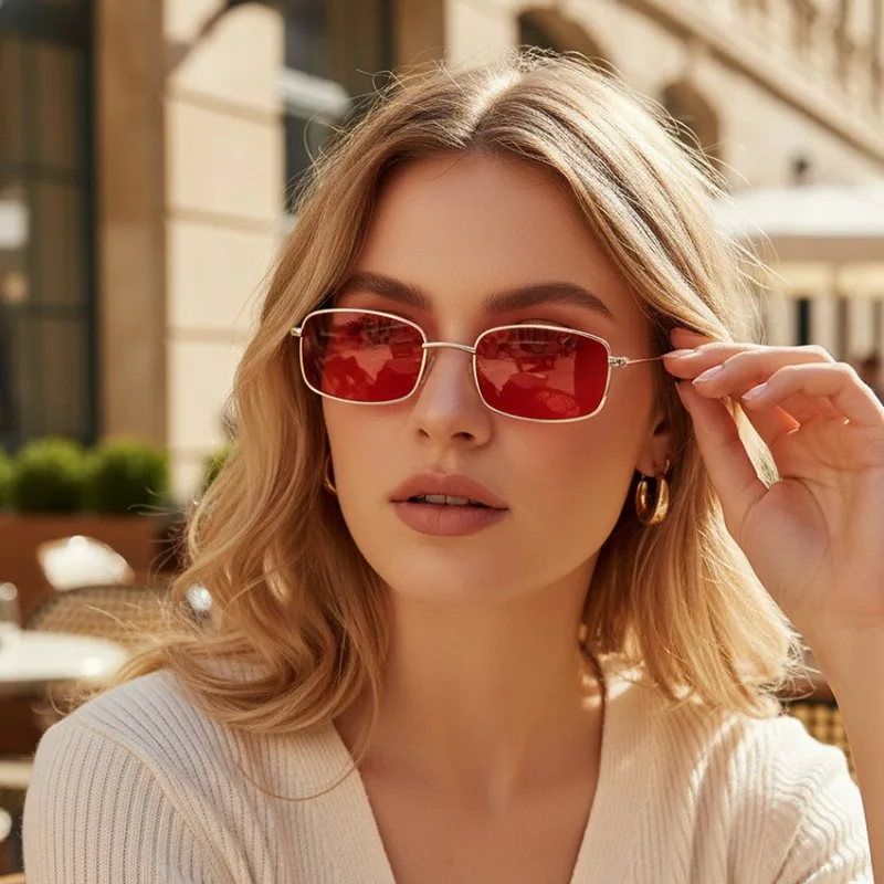 Vintage Outdoor Fashion - Nouvelles lunettes de soleil carrées pour