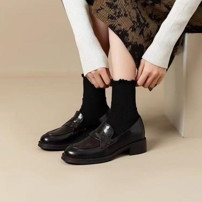 Vintage Fashion Dresses - Mocassins Penny Vintage Femme Chaussures Habillées