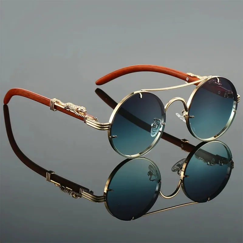 Vintage Fashion Enthusiasts - Lunettes de soleil rondes vintage pour
