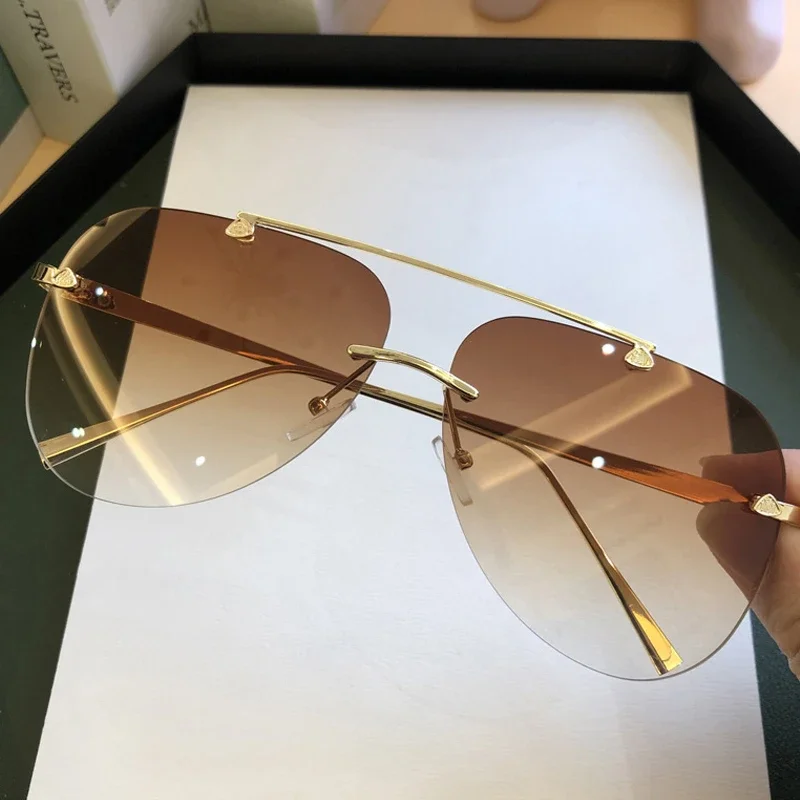 Vintage Fashion Enthusiasts - Lunettes de soleil vintage sans monture