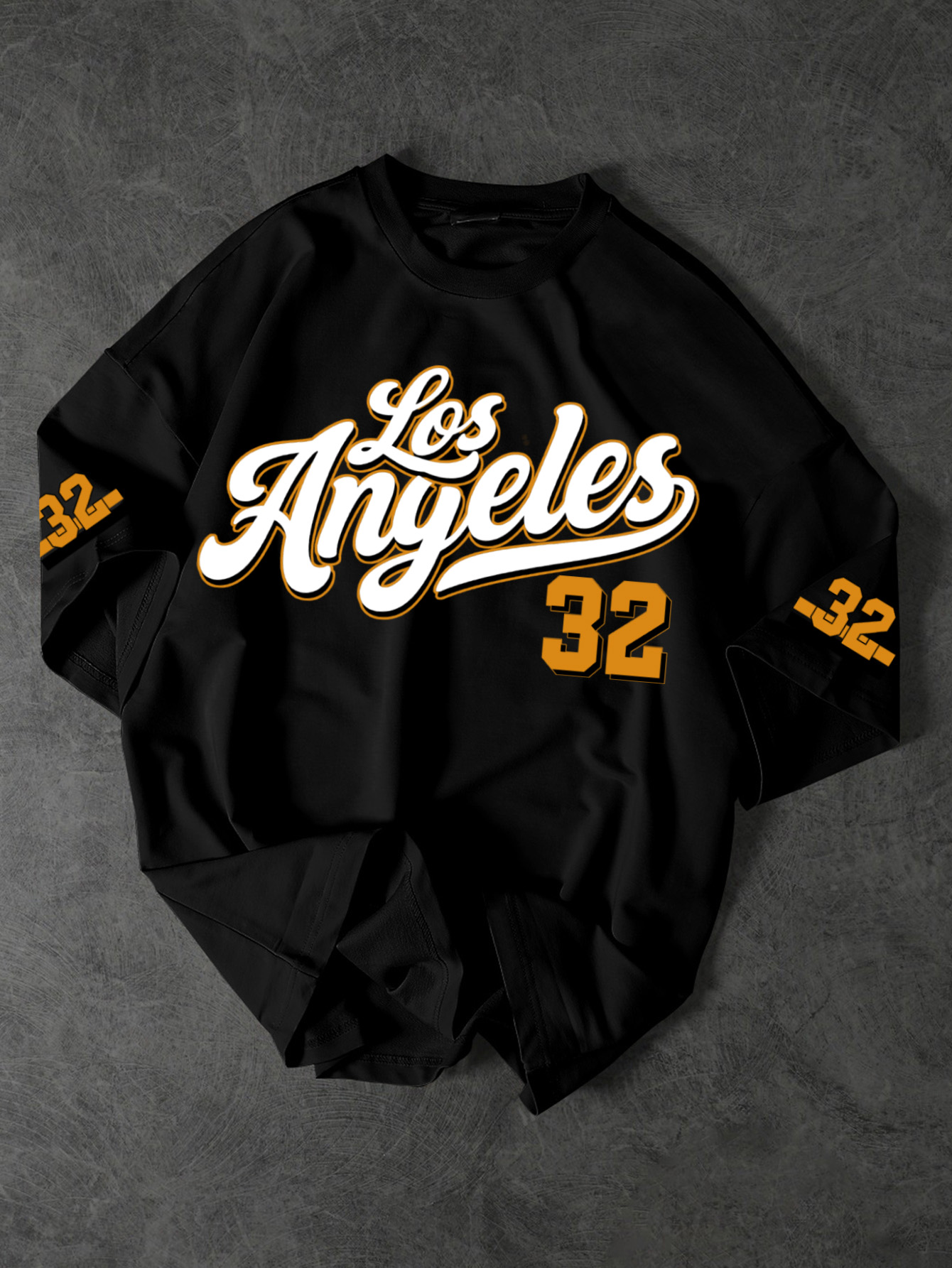 Vintage Fashion La - T-shirt graphique vintage LA 32 Basketball