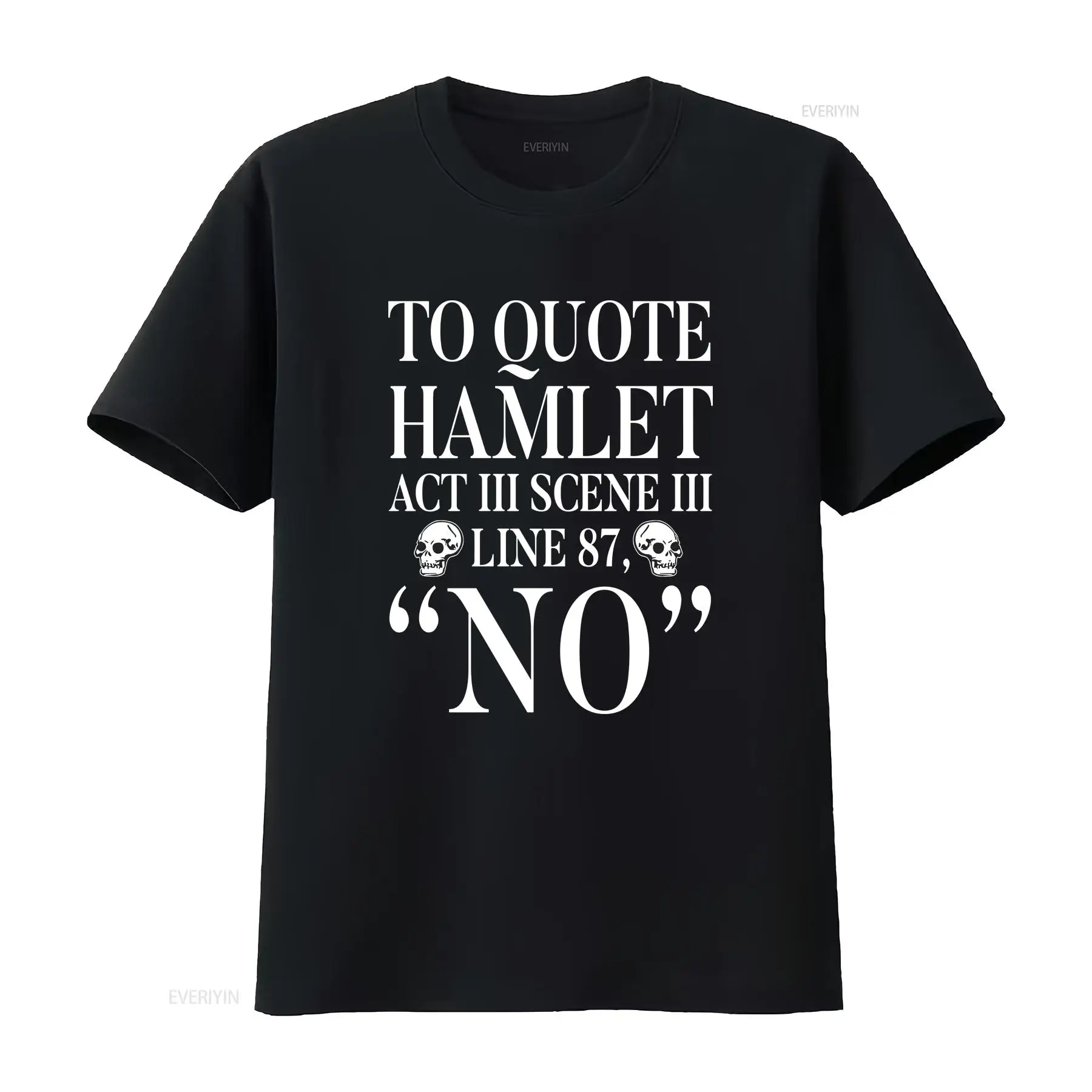 T-shirt « To Quote Hamlet » po - Vintage Fashion Quotes avis et prix