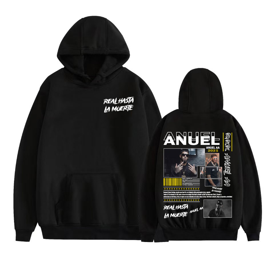 Anuel AA Real Hasta La Muerte  - Vintage Fashion La avis et prix