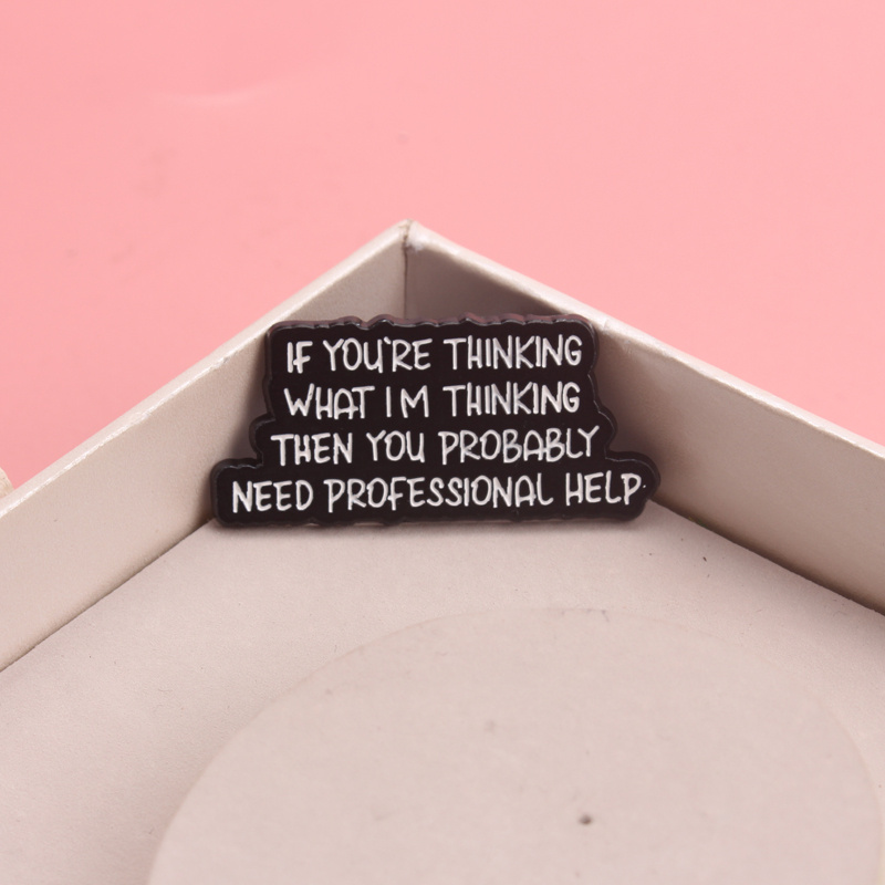 Broche en émail humoristique e - Vintage Fashion Quotes avis et prix
